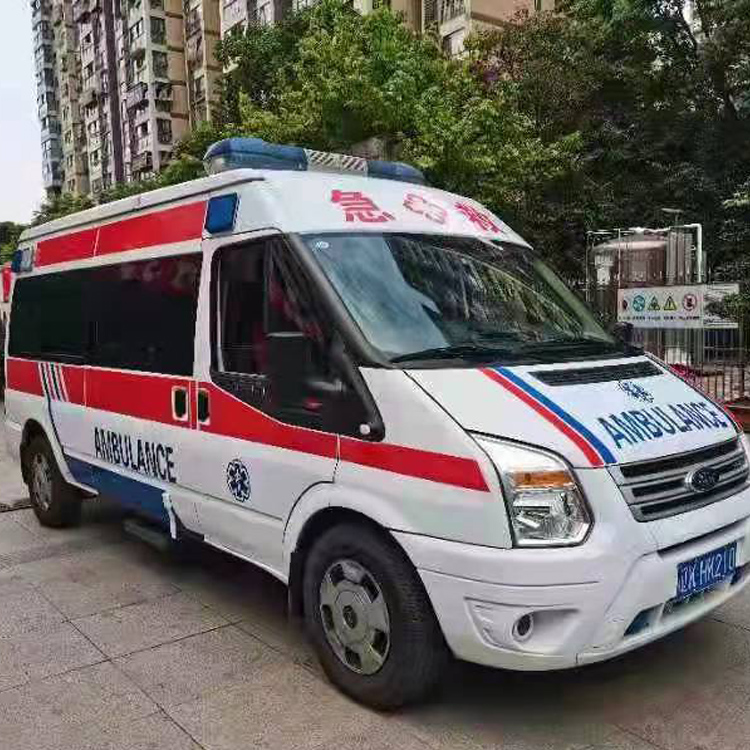 怀仁长途救护车护送病人返乡